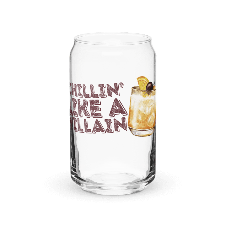Chillin' Like A Villain Drink Glass product image (2)
