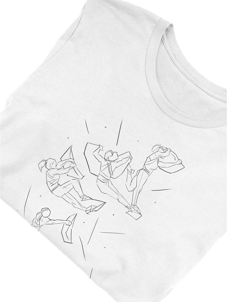 Bouldering girl sketch T-Shirt product image (3)