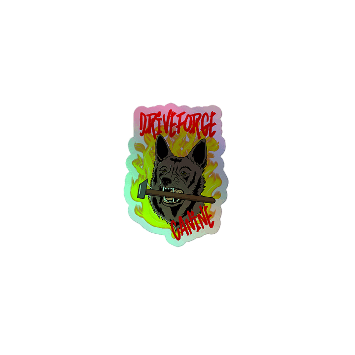 DriveForge Canine Holo Sticker product image (1)