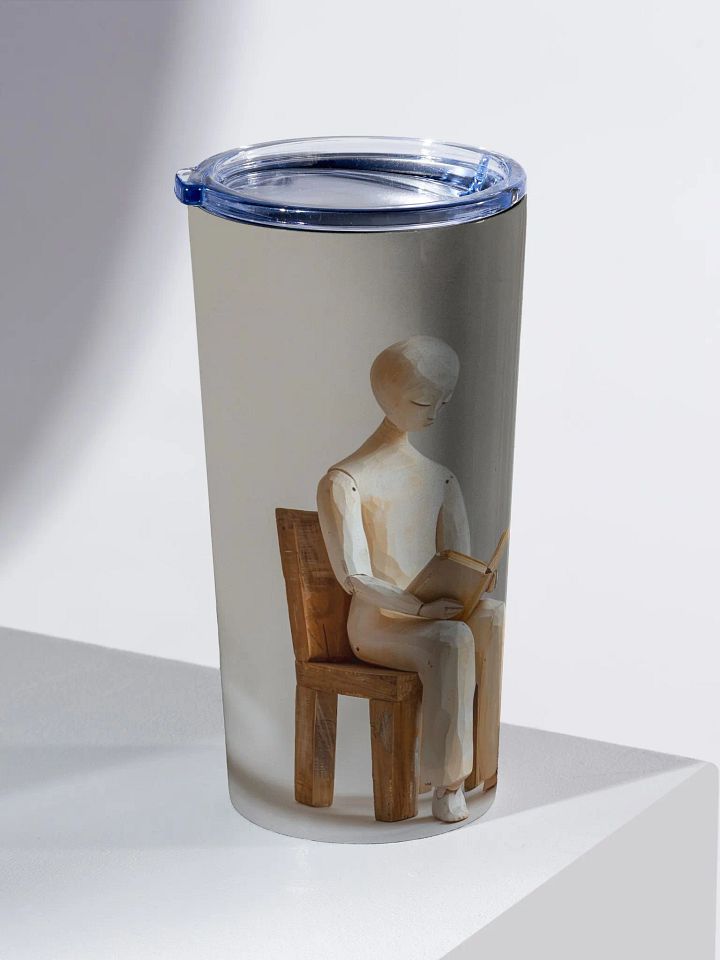 20oz Stainless Steel Tumbler by Spoke-We are all wooden people 001 product image (2)