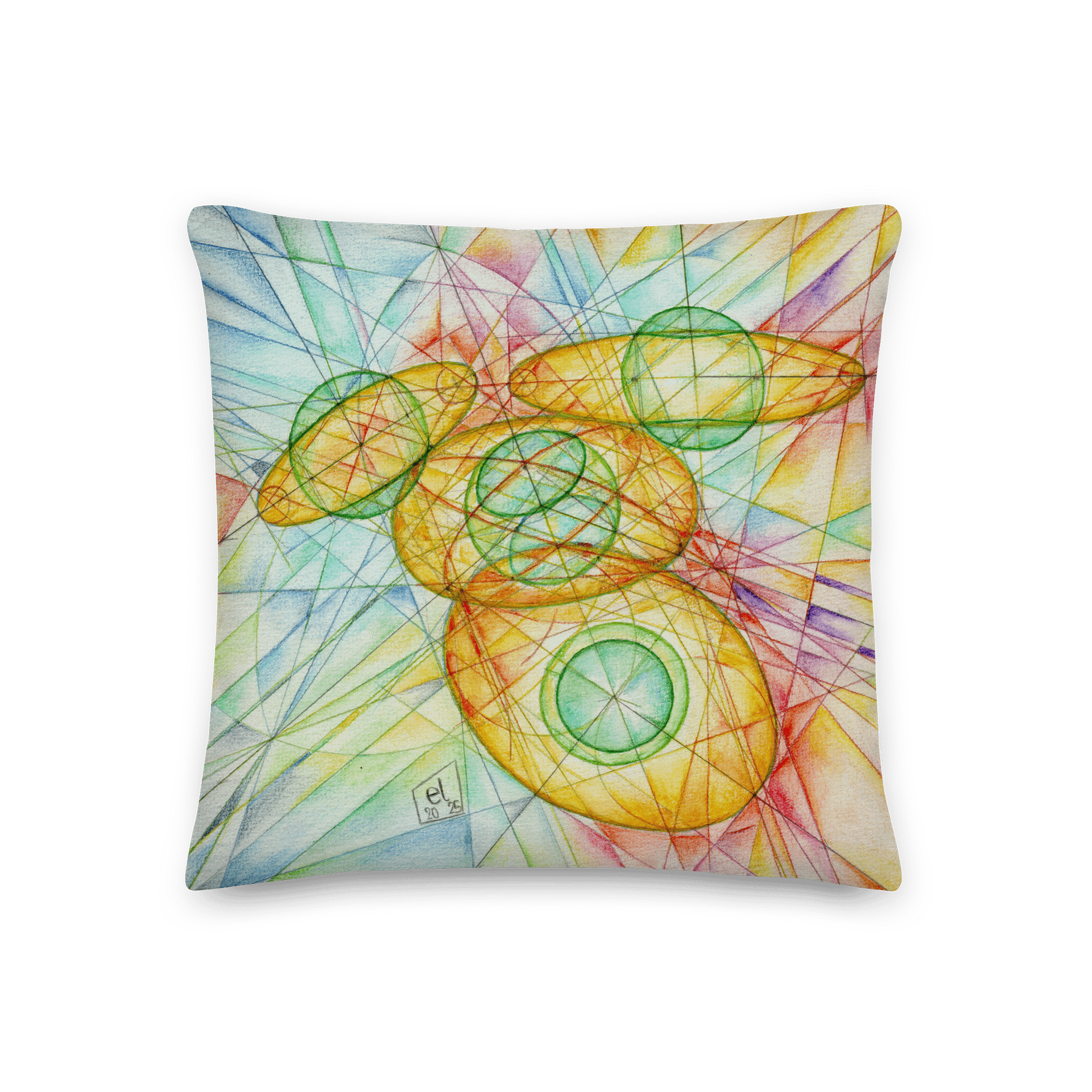 Poinsot's Paper Spaceship 1+2 - Physics of the Gyroscope Pillow product image (1)