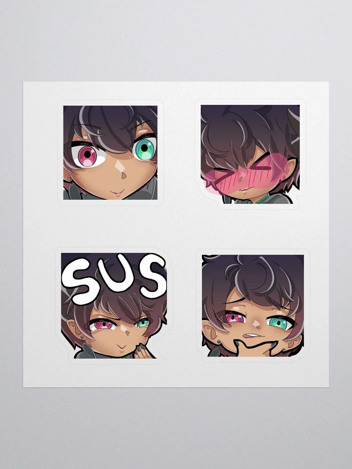 Raszy Alisza Emote Sticker Sheet product image (1)