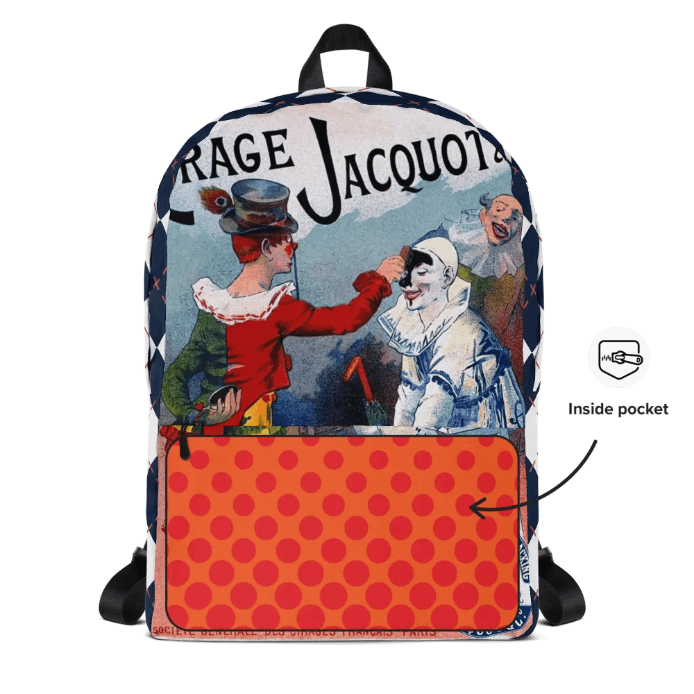 Harlequin & Mime All-Over Backpack product image (4)
