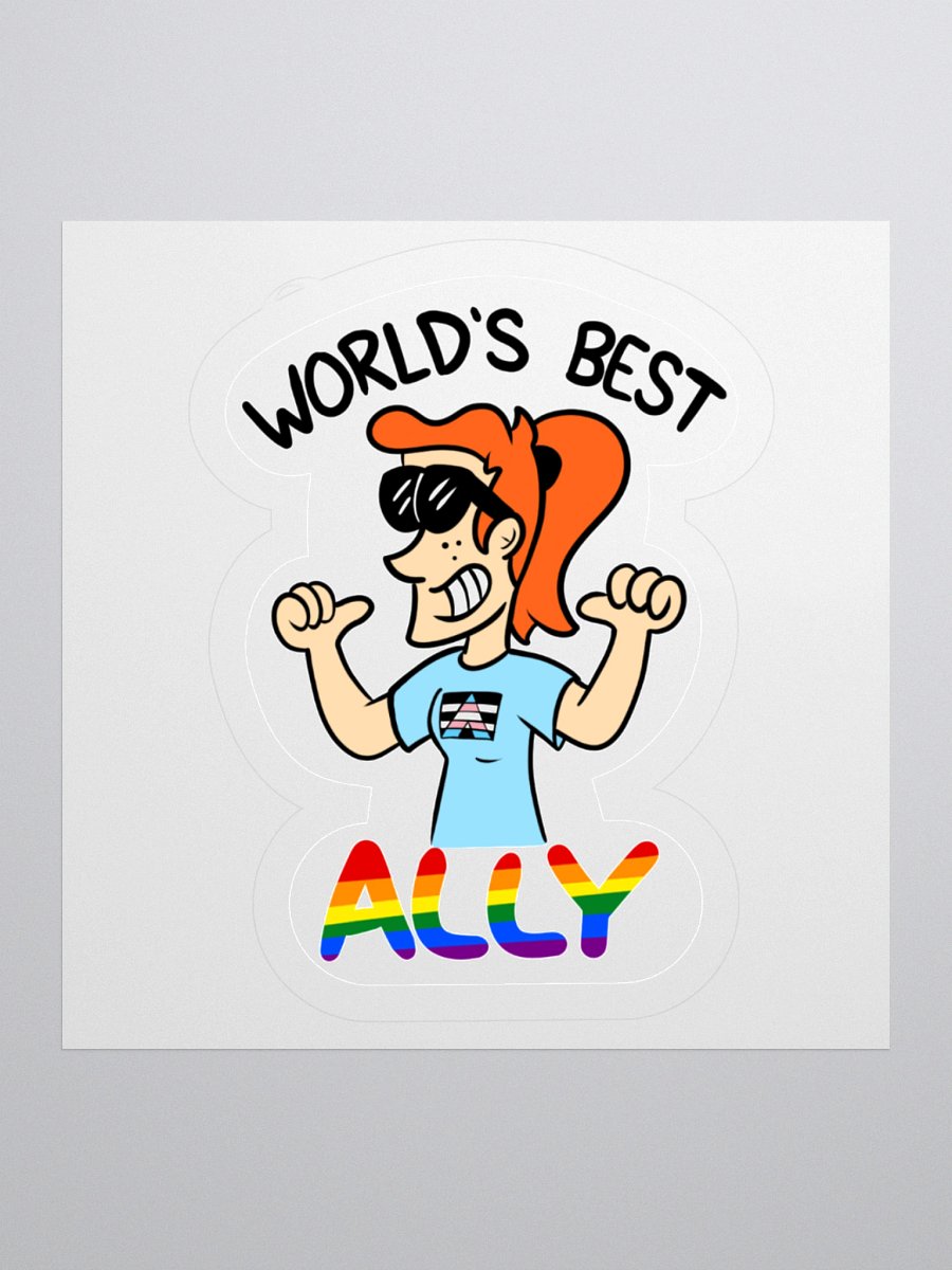 World's Best Ally Sticker product image (2)