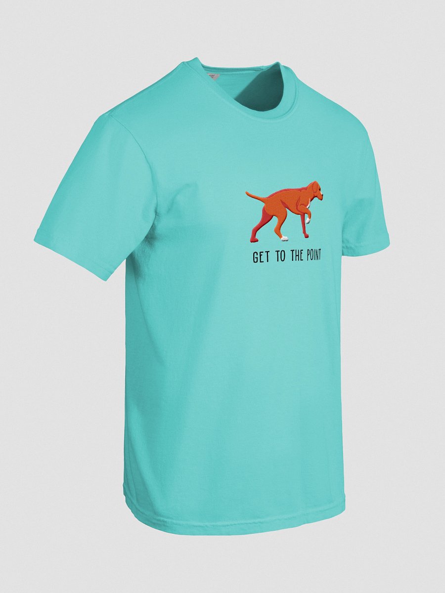 Get to the Point T-Shirt(Embroidered) of a Portuguese Pointer(Red) product image (38)