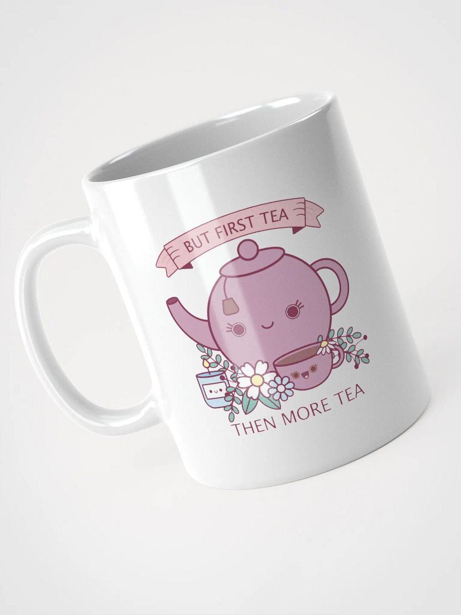 But First Tea Retro Kawaii Coffee Mug product image (3)