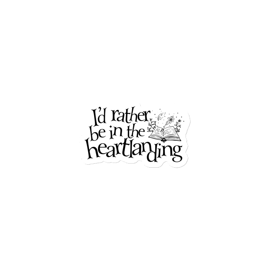 Elven Heartbound Magnet ~ "I'd rather be in the heartlanding" product image (1)