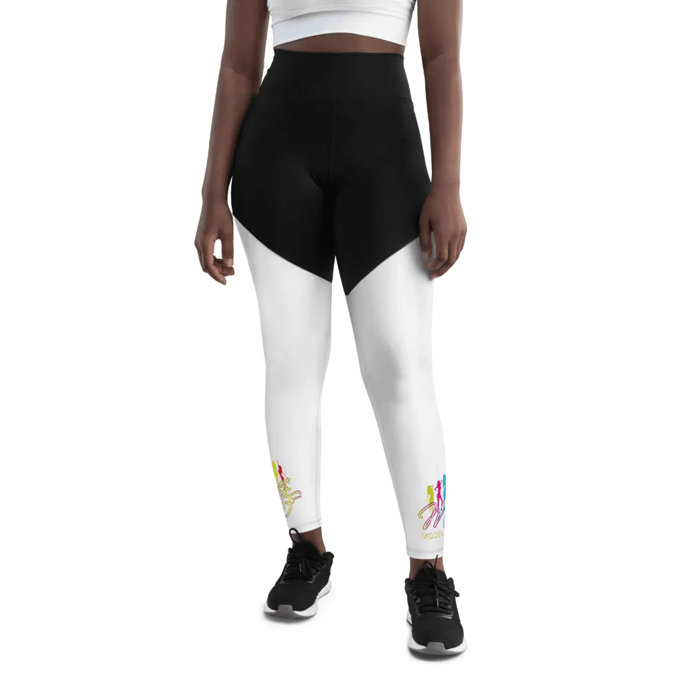 MOETTES PASSION LEGGINGS BLK & WHT (MODEL TEAM EDITION) product image (11)