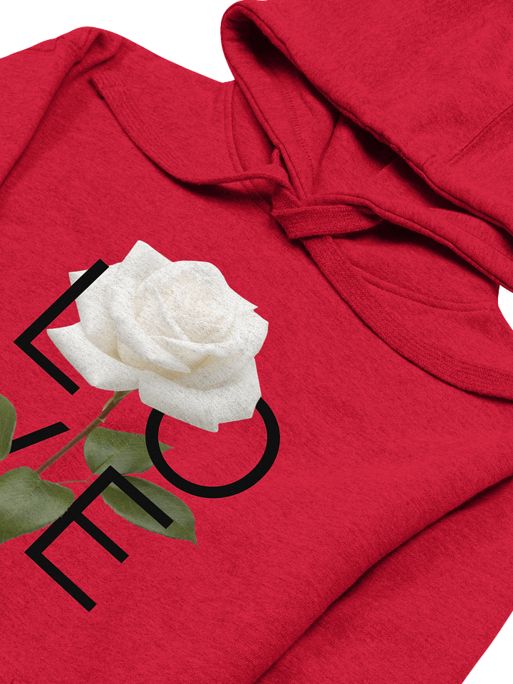 LOVE Rose Hoodie – A Cozy Blend of Strength and Beauty product image (2)