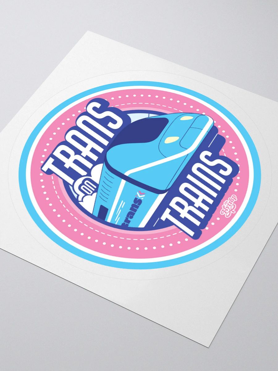 Trans on Trains sticker product image (3)