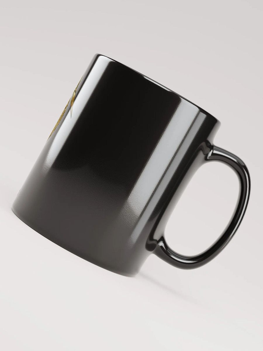 Golden Crane Coffee Mug (Black Mug) product image (8)
