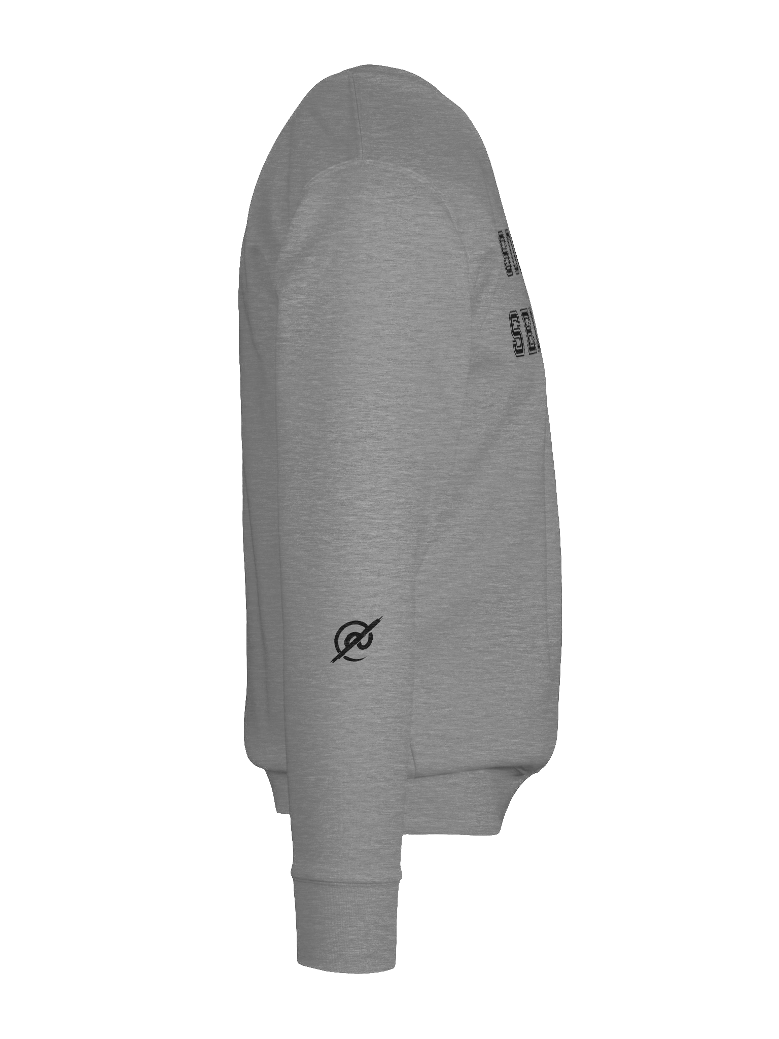 Socially Selective Crew Neck Sweatshirt Black Letter product image (7)