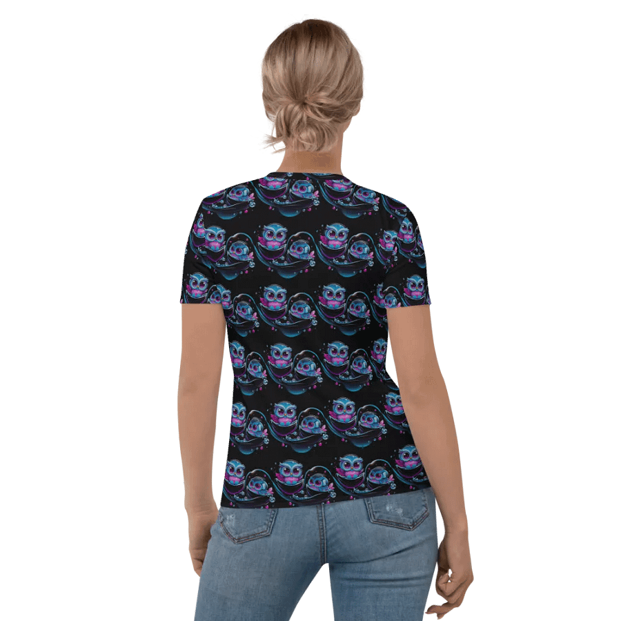 Kawaii Owls All Over Print T-shirt product image (6)