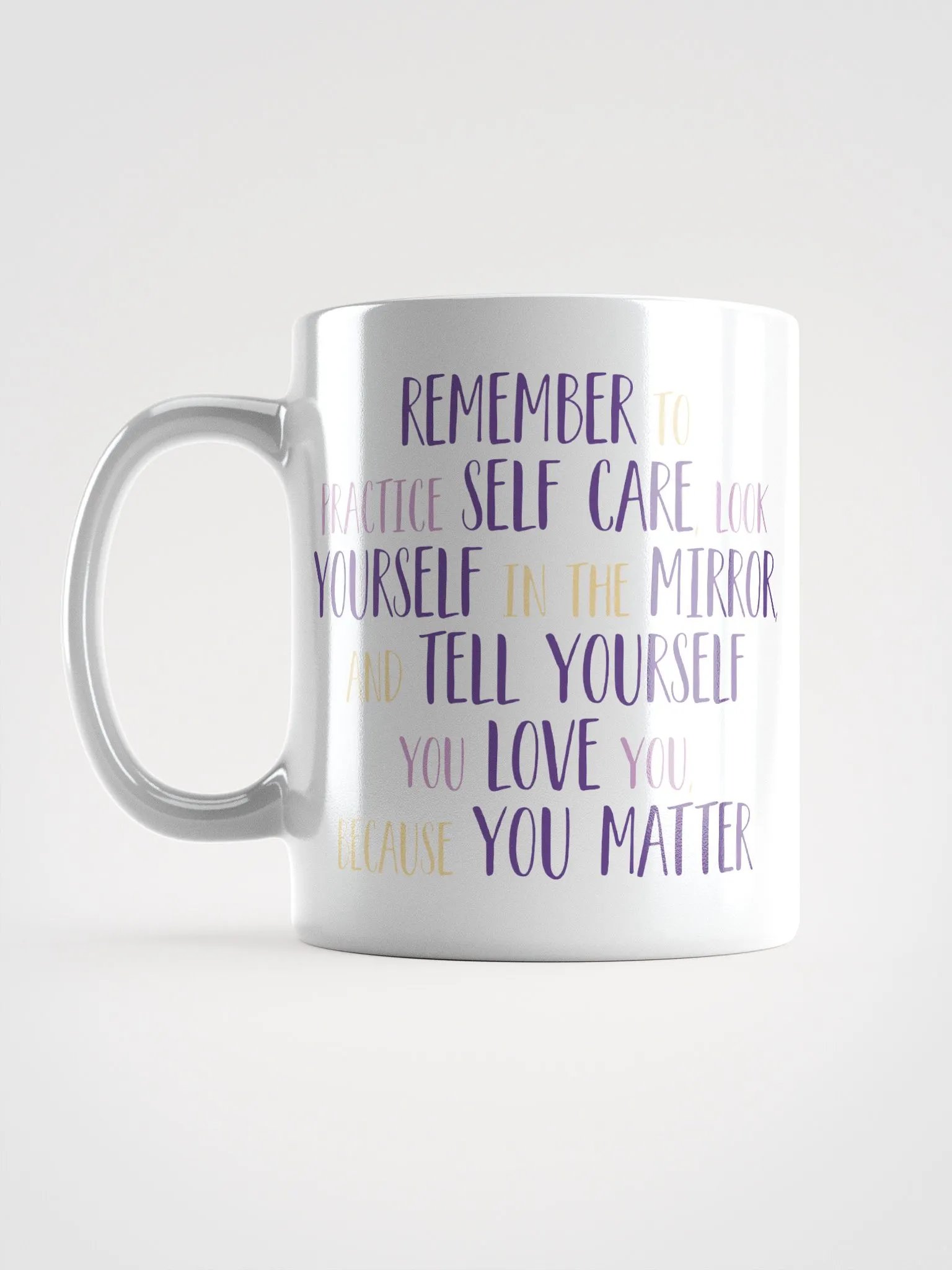 Self Care Mug - White product image (11)