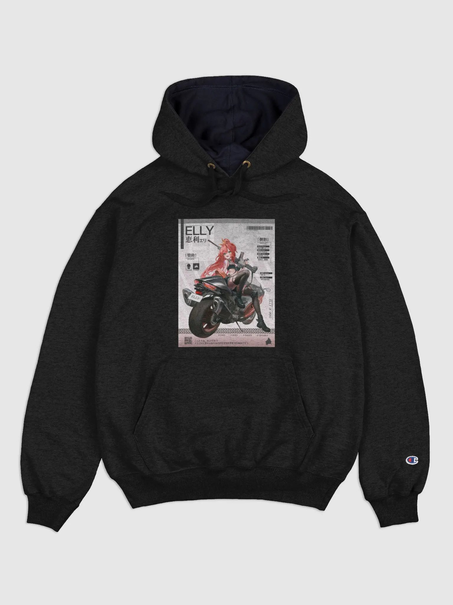 Elly gacha (men's Hoodie) product image (1)