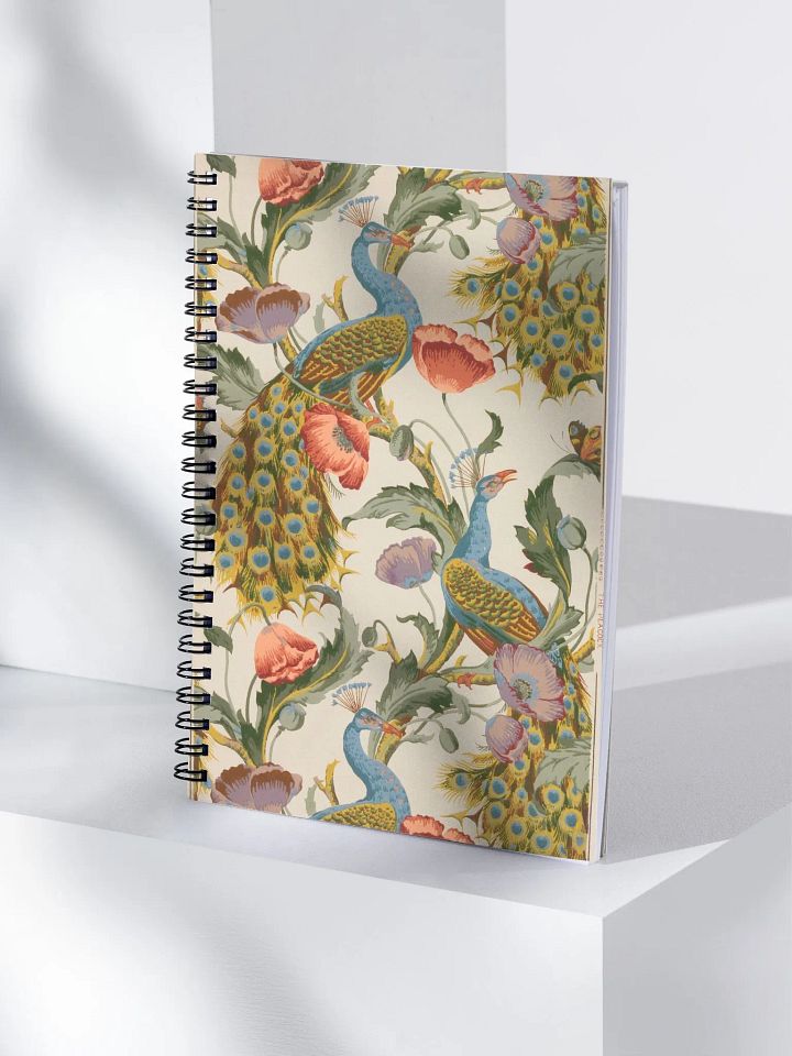 Peacock Paradise Spiral Notebook product image (1)