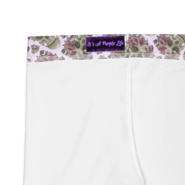 Smoky Lilac Skull & Rose Leggings product image (2)
