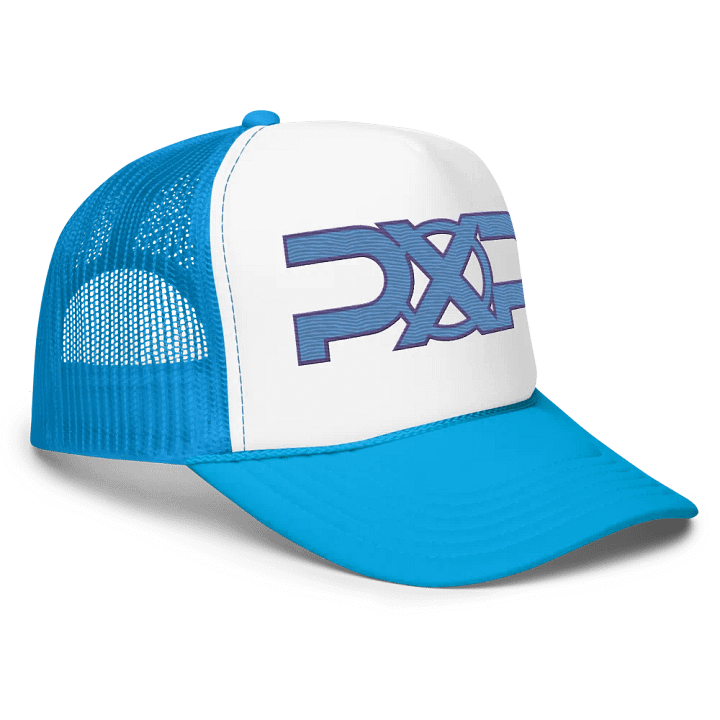 PopXcast Official Live Stream Trucker Hat with 3D Puff Embroidery product image (2)