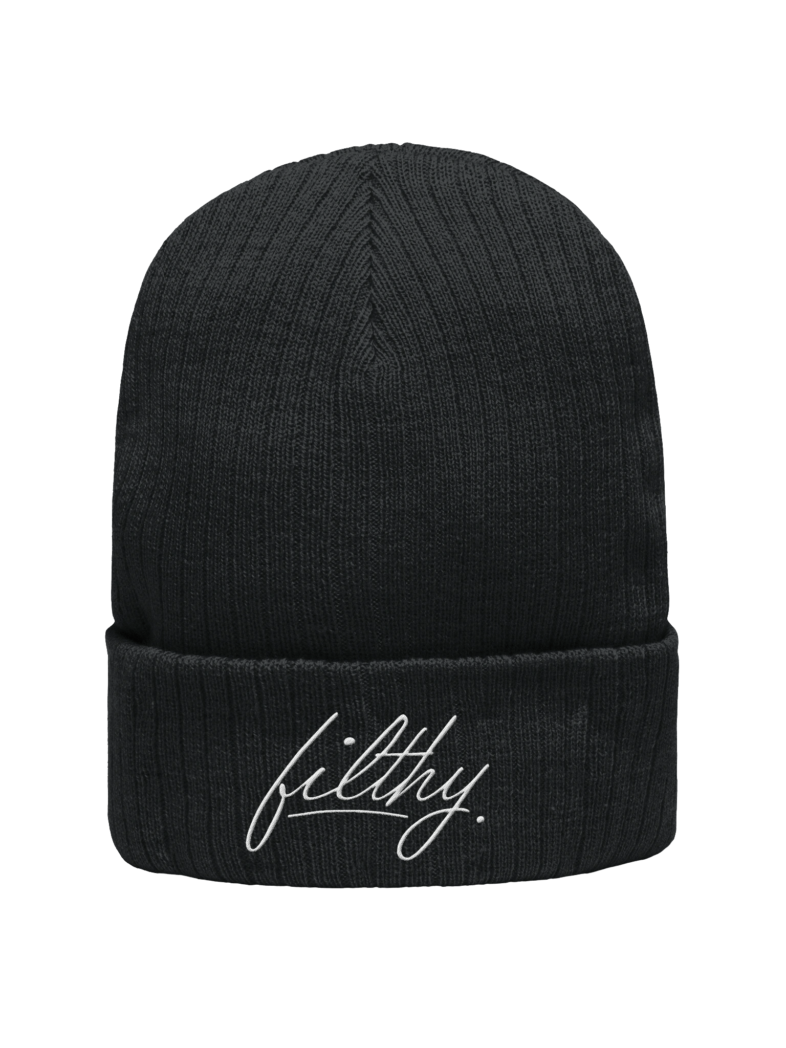 Signature FILTHY embroidered beanie product image (1)