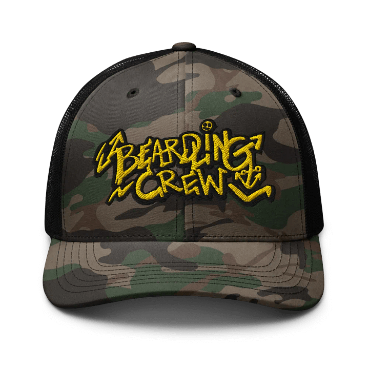 Beardling Crew - Camouflage Trucker Hat product image (1)