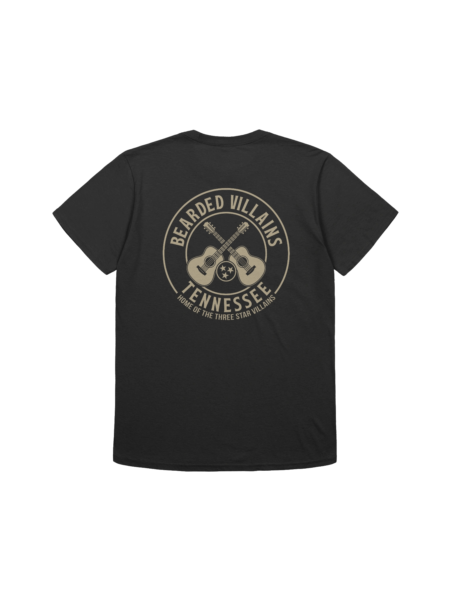 TSV Bearded Villains Tennessee Vandy Gold T-Shirt | Premium Brotherhood Tee | Southern Pride Apparel product image (2)