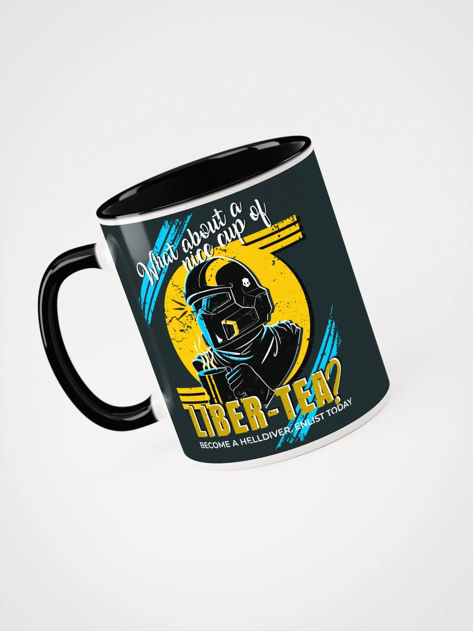 Helldivers 2 Ceramic Mug | What About a Cup of Liber-Tea? Retro Design product image (17)