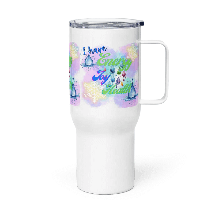 Joyful Energy Water Travel Mug for busy ladies moms daughtersfriends product image (4)