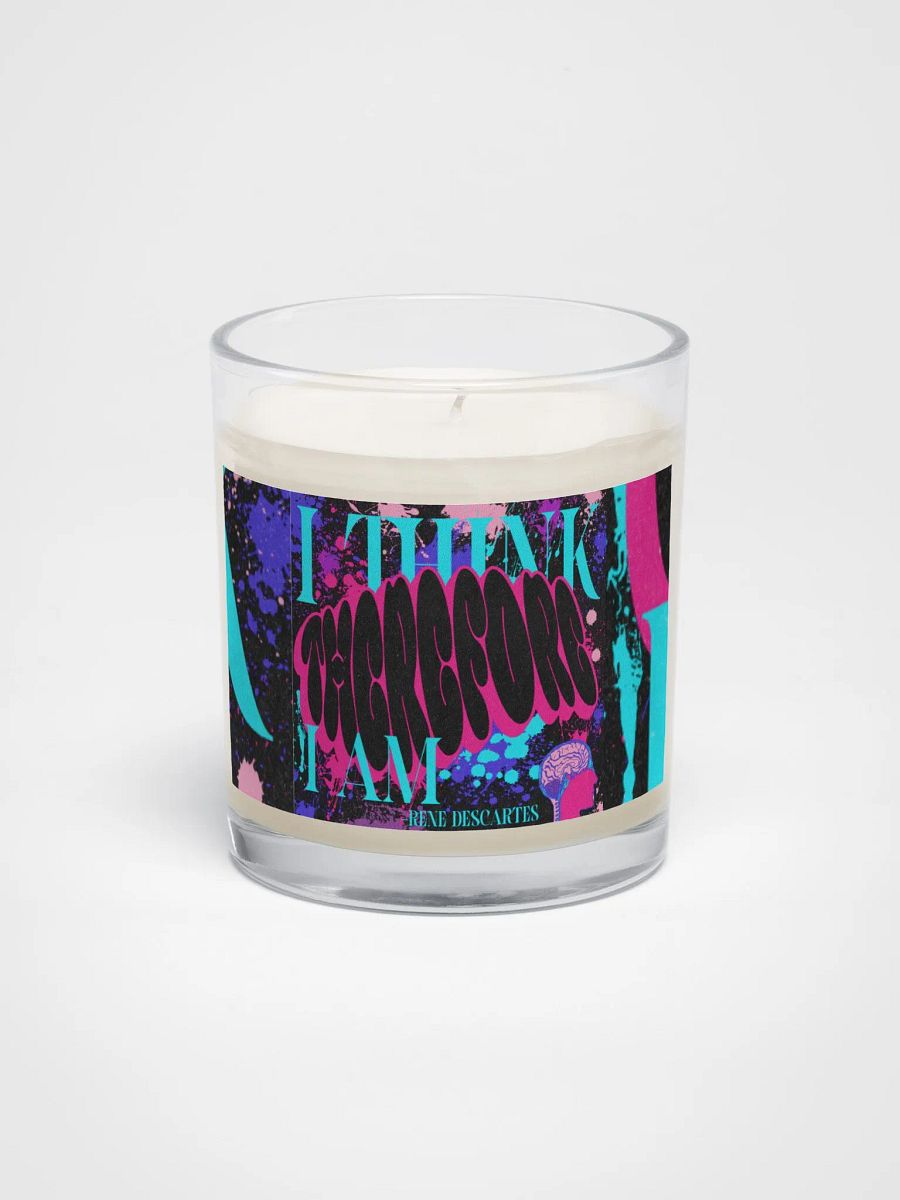 i THINK, THEREFORE I AM, SOOTHING AROMA SOY WAX CANDLE product image (1)