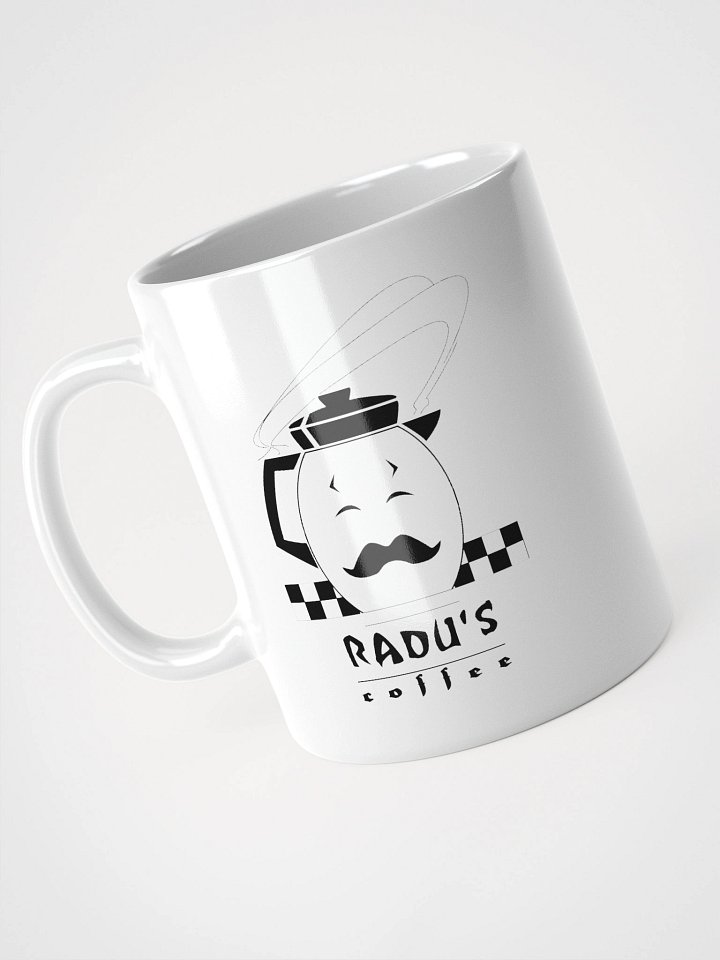 Radu's Coffee | White Glossy Mug by Mugz product image (2)