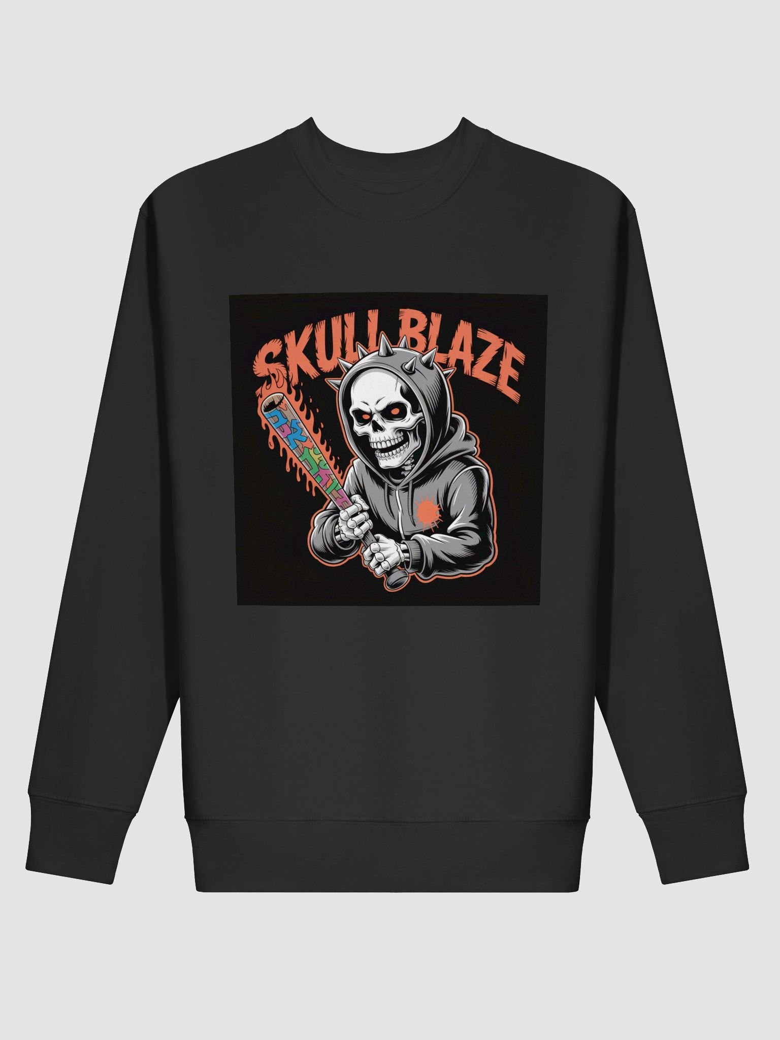 Skull Blaze Hooded Sweatshirt product image (2)