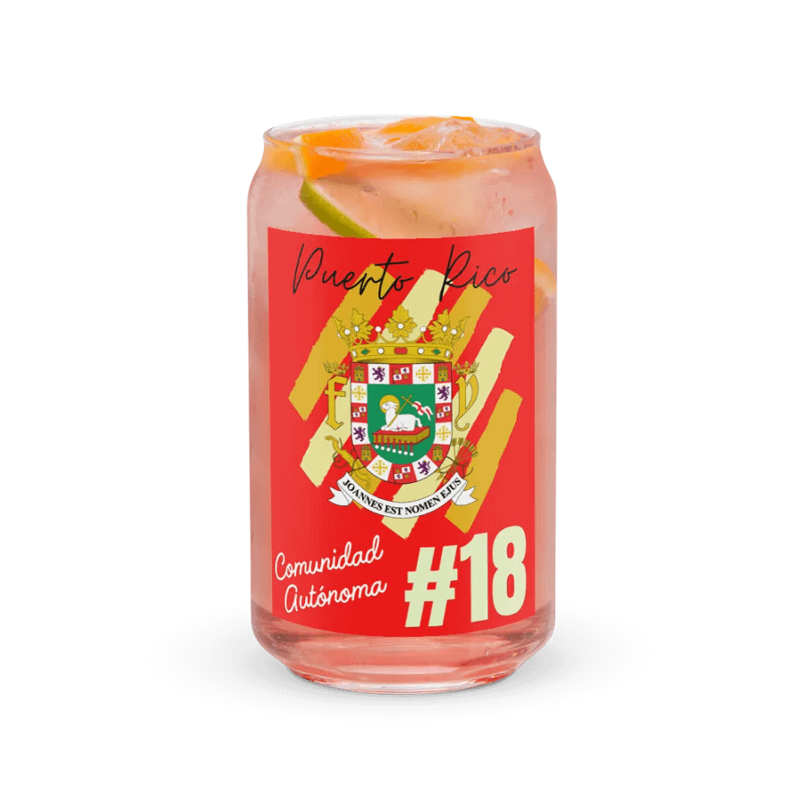 Vaso cristal rojo - Comunidad Autónoma 18 product image (7)