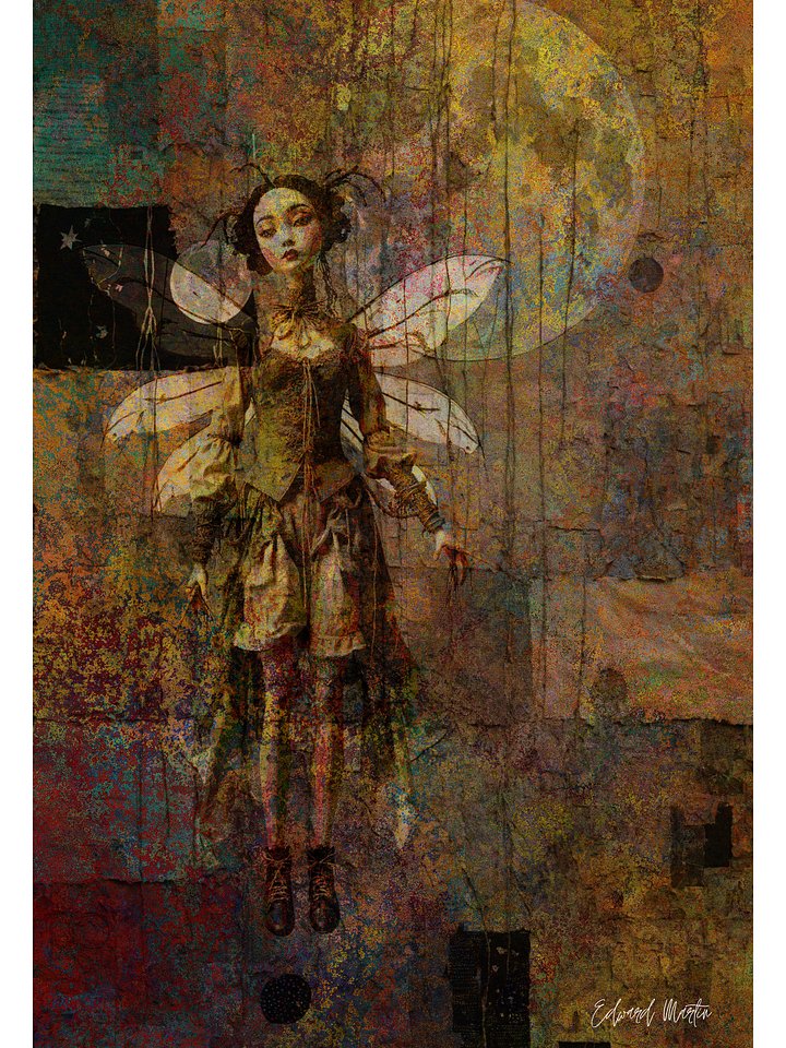 Whispers of the Moon by Edward Martin Vibrant Matte Poster: Transform Your Space! product image (1)