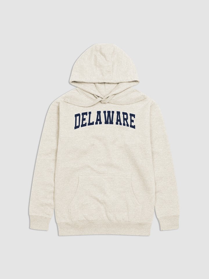 Delaware Vintage Varsity Unisex Premium Hoodie product image (1)