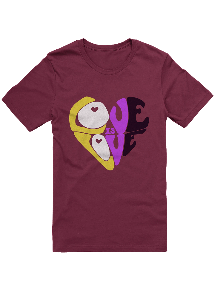 Nonbinary Love is Love big print tee product image (1)