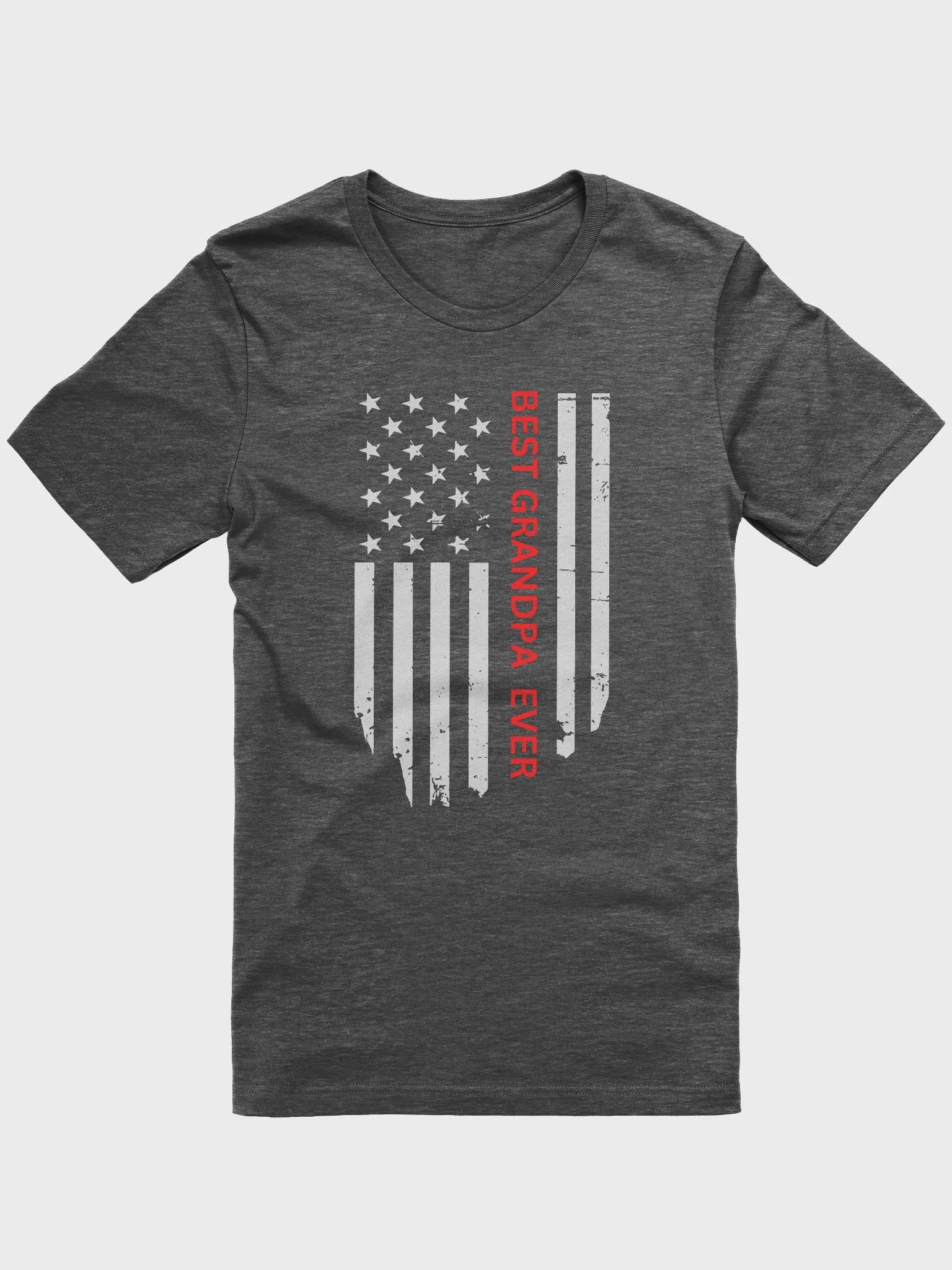 American Flag Best Grandpa Ever - Unisex T-shirt Bella Canvas 3001 product image (1)