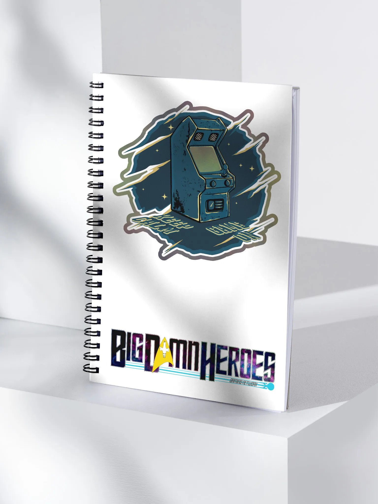 Retro Arcade Chill Spiral Notebook product image (4)