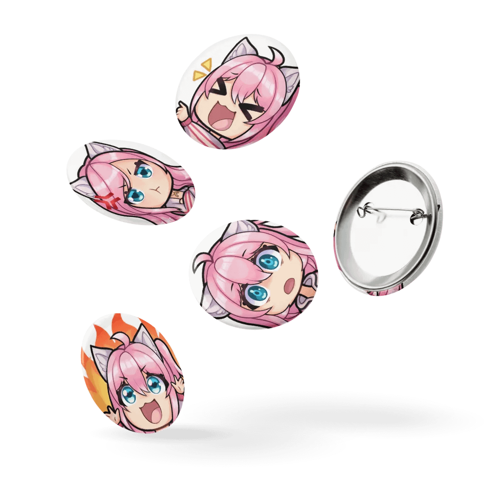 Mysteli Button Pins 2.5