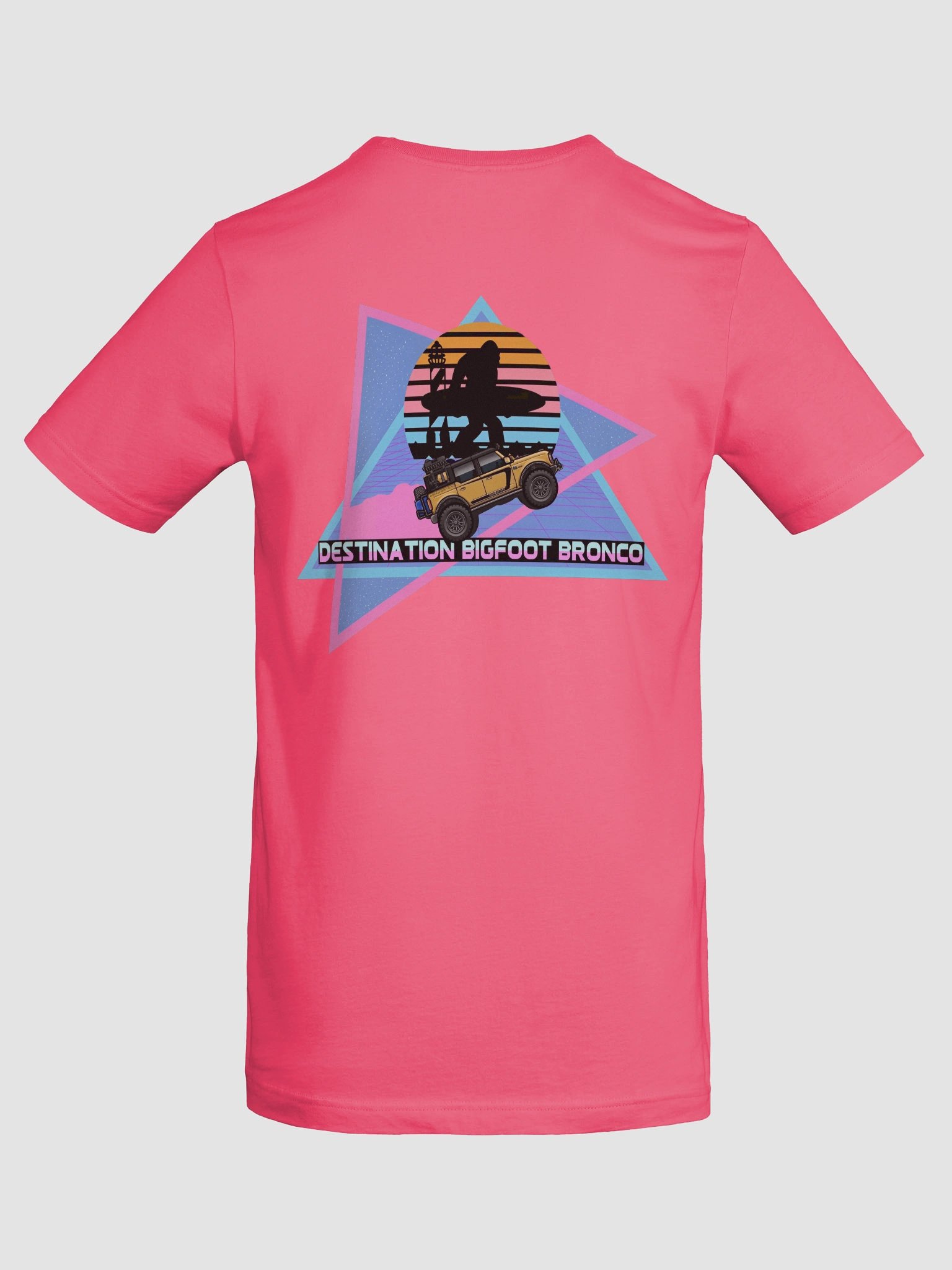 JC Edition Destination Bigfoot Bronco Retro-Inspired T-Shirt (Pink) product image (8)