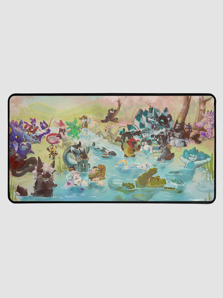 spring blossom stream 2024 - kofi members desk mat product image (1)