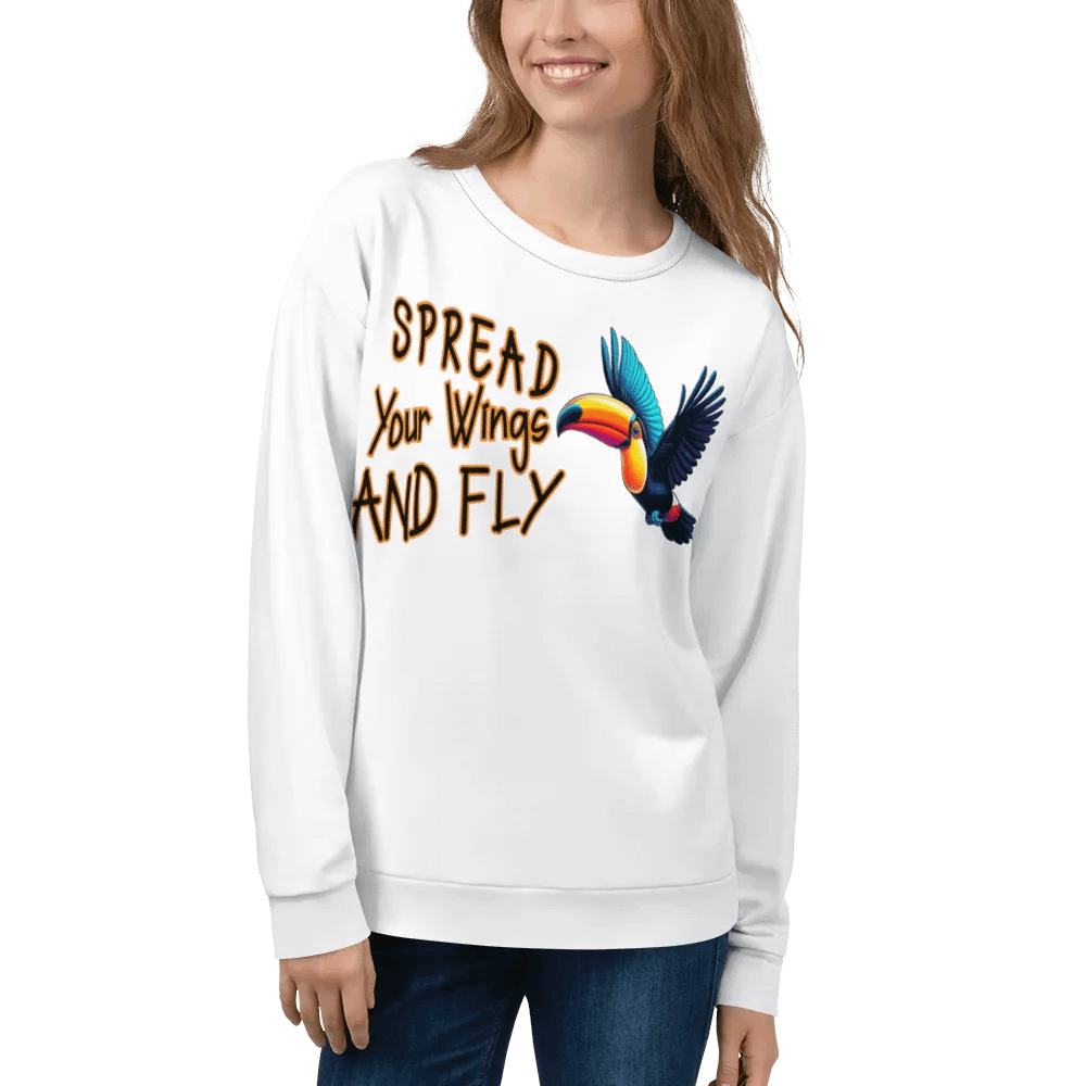 Spread your Wings and Fly All-Over Print Sweatshirt product image (3)