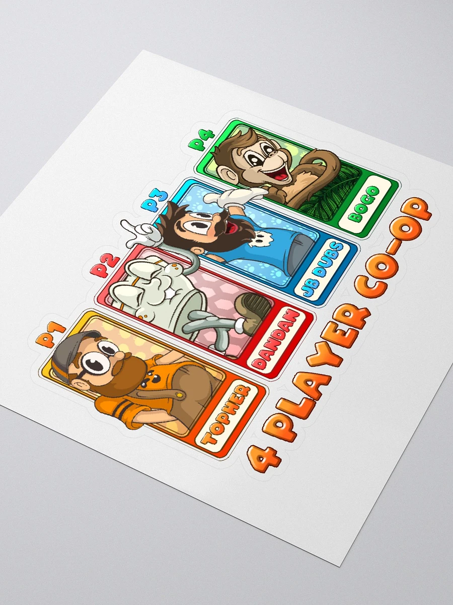 4 Player Co-Op - Sticker product image (3)
