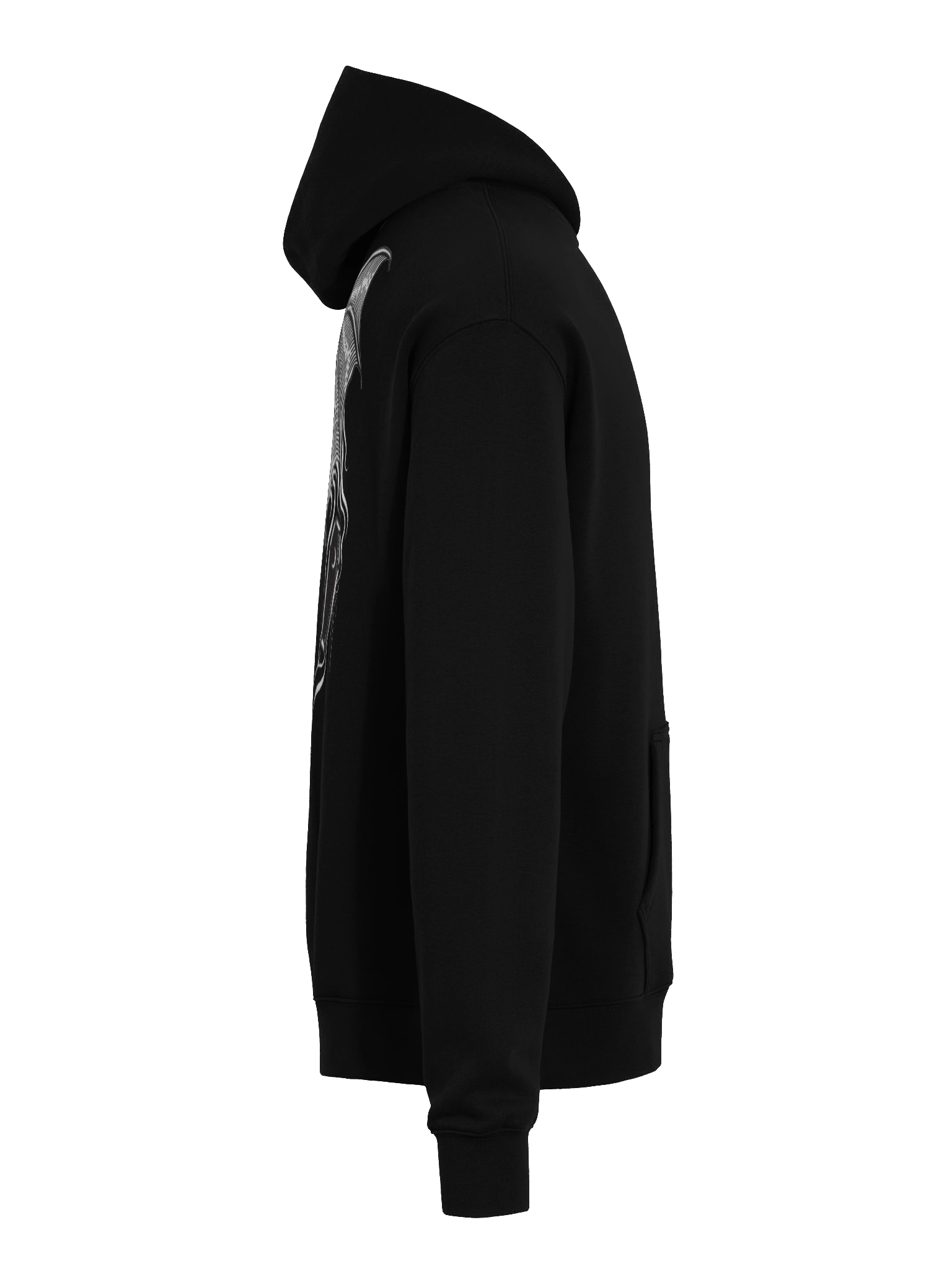 Gothic Bat and Skull Oversized Hoodie product image (8)