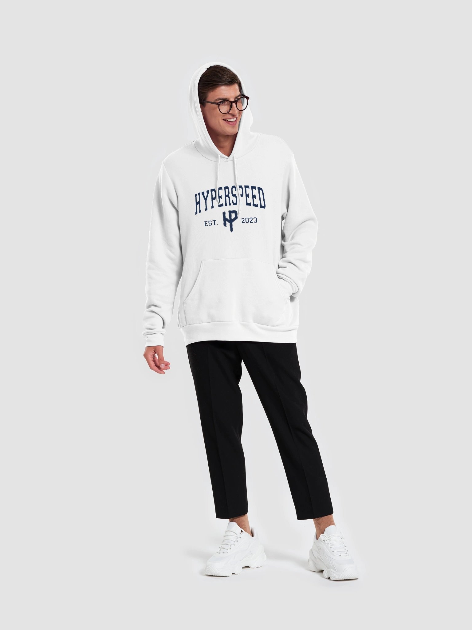 HyperSpeed Collegiate Established Hoodie(White) product image (5)