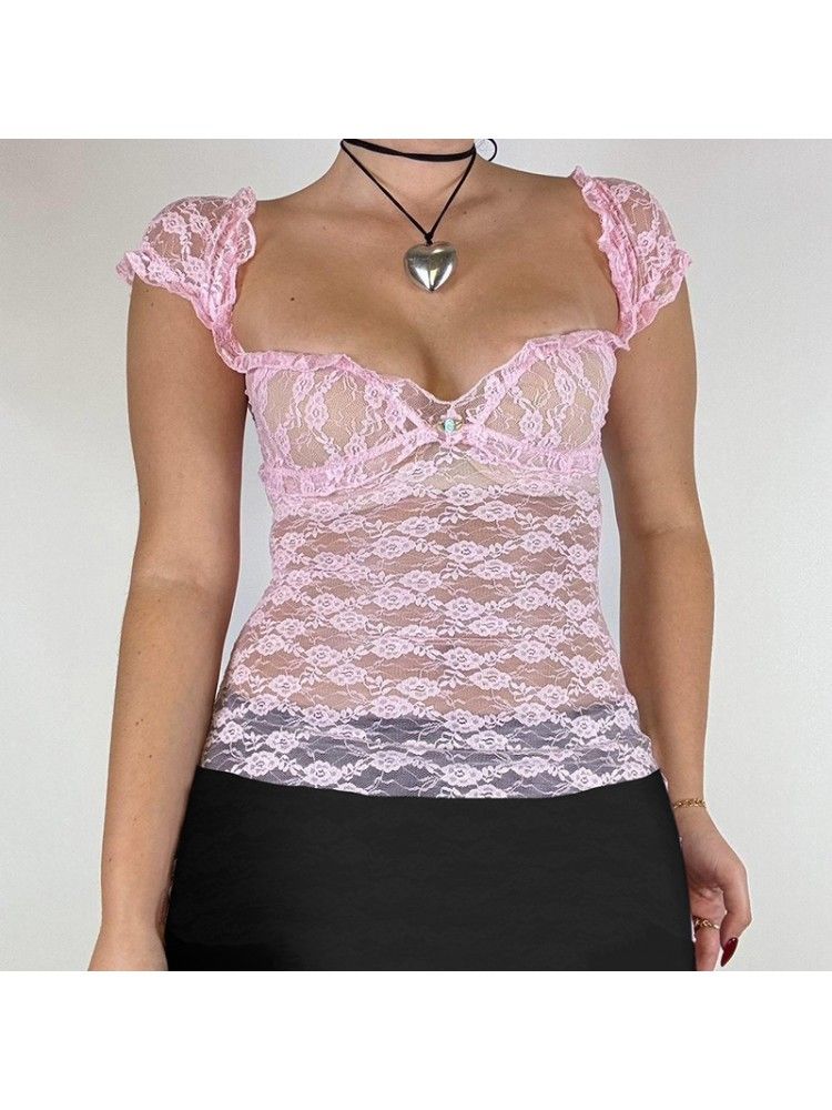Lace tee product image (2)