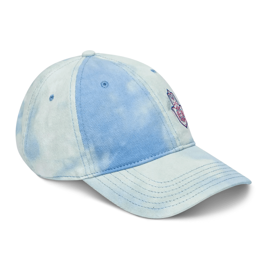 Hamsa Harmony Tie-Dye Dad Hat product image (12)