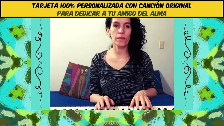 TARJETA PERSONALIZADA con serenata y cancion original para dedicar a un amigo hombre product image (3)