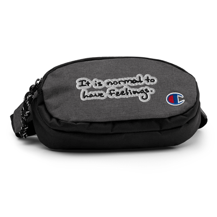 It is normal to have feelings. (bubble design) champion fanny pack product image (2)