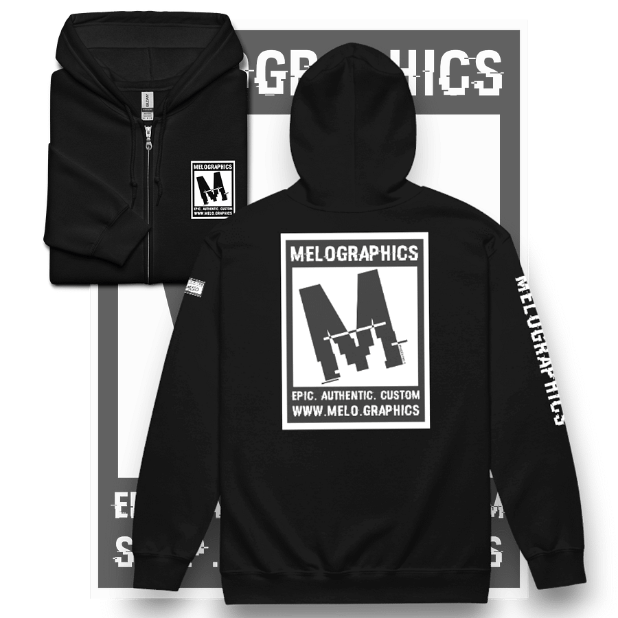 MELOGRAPHICS - Classic Zip Hoodie | #MadeByMELO product image (3)