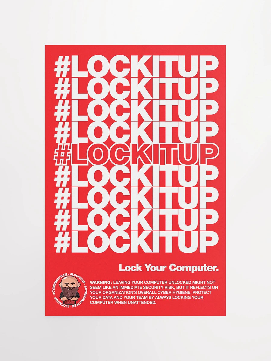 #LOCKITUP - Poster (Red) product image (4)