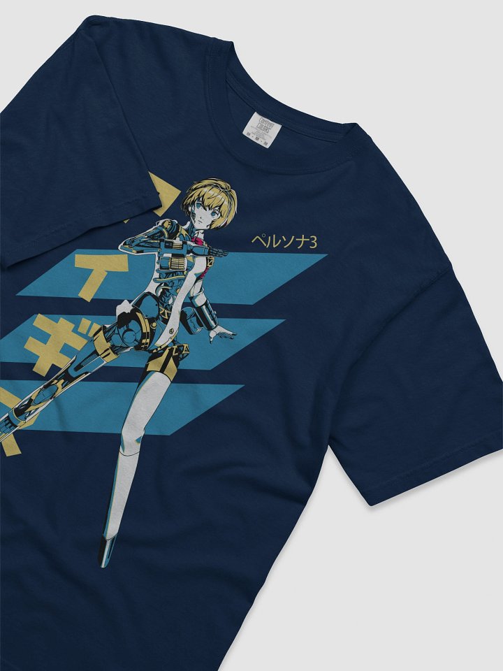 Android Girl Mark III Heavyweight T-Shirt (Navy, Midnight, Ice Blue, Grey, Ivory, Black) product image (2)